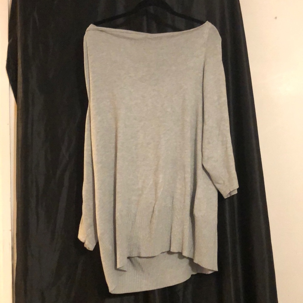 Grey sweater from Lane Bryant